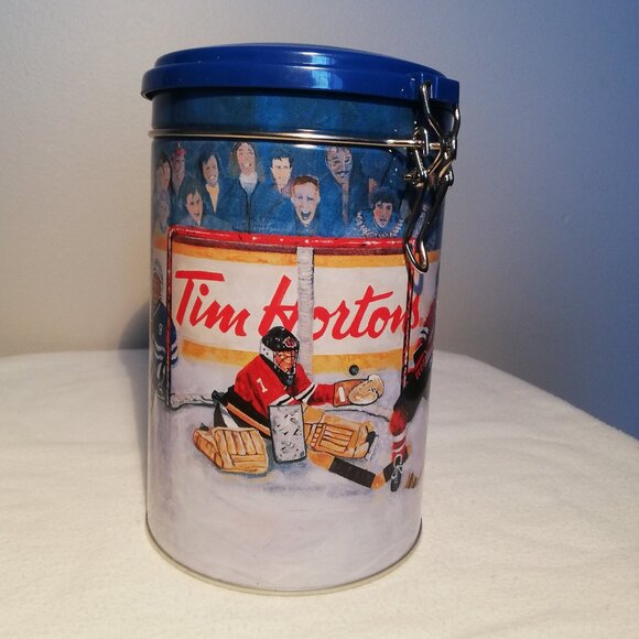 Tim Horton's Coffee Tin Canister - Lot of 4 - Picture 4 of 8